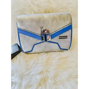 *NEW* Loungefly Star Wars Jango Fett Chain Strap Crossbody Bag